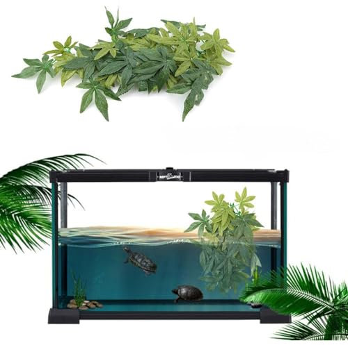 Jadeshay Aquarium Pflanzen Künstlich, 1 Pcs 40cm Grün Wasserpflanzen Aquarium Deko Aquarium Pflanzen Hintergrund, Plastikpflanzen Für Aquarien