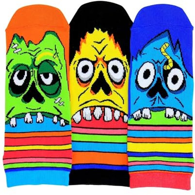 Zombie Füßlinge Oddsocks Socken in 39-46 im 3er Set - Strumpf