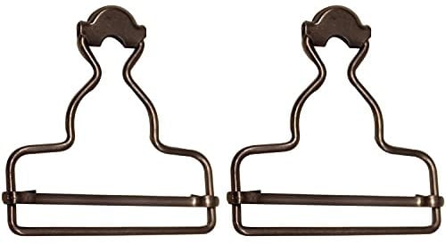 Trimming Shop 42mm Gunmetal Dungaree Buckles – Heavy-Duty Metal Clip Fasteners for Braces, Overalls, Jumpsuits, Kids' Clothing, Handbags & DIY Workwear Projects, 2pcs