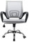 Panana Large Seat Adjustable Ergonomic Desk Chair Metal feet Swivel Office Chair Mid-Back with Lumbar Support Executive Task Chair (Grey)