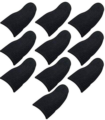 VOSAREA 10 Stück Touchscreen Daumen Finger Abdeckung Bildschirm Mobile Game Finger Controller Handy Game Anti Schweiß Atmungsaktive Elastisch Fingerschutz