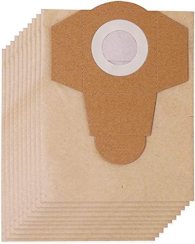KEEPOW 10 Pack Hoover Bags 12L for Einhell TC-VC 1812S 1812/1S 18/15, TE-VC 18/10, BT-VC 1250S, INOX 1250S, Wet and Dry Vacuum Bags for Einhell Vacuum Cleaner, Dust Bag