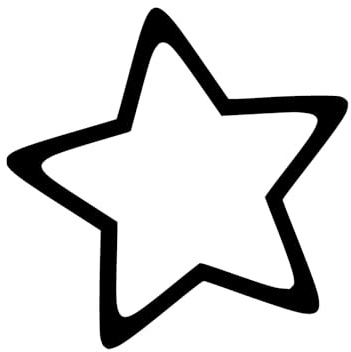 Stern Aufkleber Sticker -6 Größen- Army Sternschnuppe Star Himmel Sonne Kleber in 6 Größen und 21 Farben