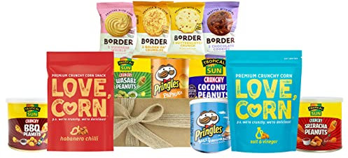 Sharing Savoury Snacks Crisps Nuts Hamper Gift Box for All Birthdays, Party Favour & All Special Occasions - Movie Night Snacks 2