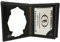 Cartera Porta Placa para Policia Nacional CNP Mod. HONORES Libro (Negro)