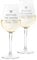 Colorfamily Coppia Calici Personalizzati Set da 2 calici Vino Personalizzati con Nome Nonno Nonna Giovane per Sempre - Bicchiere in Vetro 500 ml