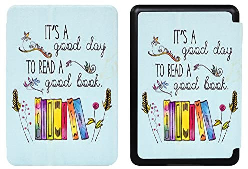 YYS Custodia per Kindle Paperwhite (Solo per la 10.ª Generazione 2018, Modello PQ94WIF) - Cover Protettiva Magnetica con Sveglia/Sonno Automatici