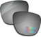 Bowyer Polarisierte Ersatzgläser für Oakley Crossrange XL Sonnenbrille – Titanium Mirror
