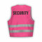Fassbender-Druck WARNWESTEN - Sicherheitsweste PINK Warnweste nach EN ISO 20471 zertifiziert - Warn Weste für Security - Unisex mit hochwertigem Reflektorstreifen (PINK I XL/XXL I 1St.)