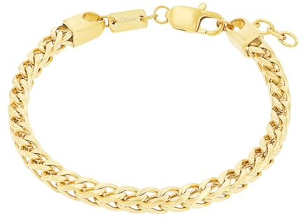 s.Oliver Identarmband Edelstahl Herren Armschmuck, Silber, Kommt in Schmuck Geschenk Box