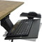 Keyboard Platform Swivel Retractable Keyboard Arm Tray, Heavy Duty Ergonomic Tilt Keyboard Platform Holder for Typing, Under Desk Drawer - Increase Comfort