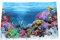 iplusmile Aquarium Poster Decoration, Fish Tank Sticker, Double Sided Aquarium Background, Fish Tank Background, Adhesive Wallpaper for Aquarium Fish Tank (42x30cm, Style 1)