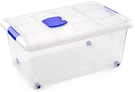Acan Tradineur – Caja de almacenamiento N.º 3 – Capacidad de 36 Litros – Fabricado en España - Contenedor para almacenar juguetes, libros, ropa, mantas