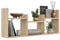 KUBUTKU Scaffale decorativo da parete con 6 ripiani, 97 x 40 x 18 cm, design scandinavo, moderno, per soggiorno, cucina, ufficio, camera da letto, bagno, libreria (rovere Sonoma)