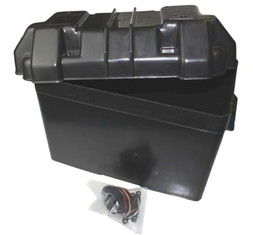 Bootskiste Batteriekasten/Batteriebox Boot Caravan Auto mit Befestigung (335 * 175)