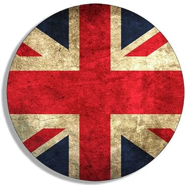 Vintage Union Jack Uk F2969 Autoaufkleber Sticker Aufkleber 12 cm | Selbstklebende Folie; wetterfest, UV- und waschanlagenbeständig
