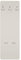 Bilderwelten Garderobe Unifarben 105cm x 34cm Einfarbig Beige Modern Garderobenhaken Garderobenpaneel Flurgarderobe Flur-Möbel Wandgarderobe Holz