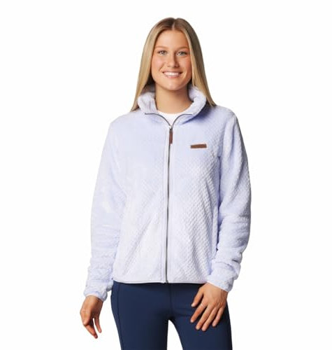 Columbia Cerniera Intera in Sherpa Fire Side 2 Pile Zip, Cumuli di Neve, M Donna