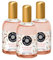 Les Petits Plaisirs - Lot de 3 - Eau de toilette Fleur de Coton, Eau de toilette femme, Légère, poudrée, fraîche. Made in France, flacon 110ml