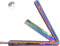 Butterfly Comb, Rainbow Butterfly Pocket Comb Training-Metal Comb Salon Beauty Tool for Hair Beard