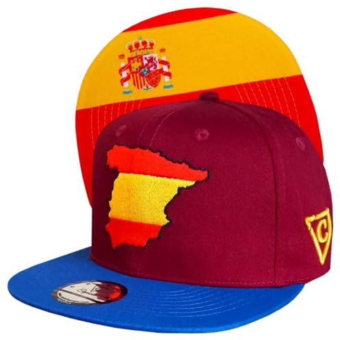 Capiche [99+ VARIATIONEN] Snapback Cap - Kappe - Baseball - Mütze - Kunst - Unisex - Schirm - Männer - Herren - Damen - [Nations] - Spain