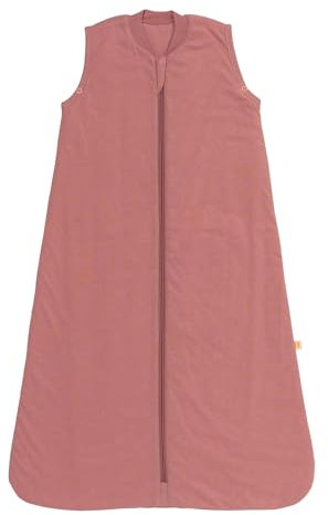 schlummersack Schlafsack Baby ganzjährig 80 cm Pastellrosa | Babyschlafsack Mädchen 2.5 Tog Baby Schlafsack ganzjährig | Ganzjahres Schlafsack Baby Baumwolle