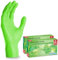 200x ARNOMED Einweghandschuhe Grün (2x100 Stück), Einmalhandschuhe S, Nitril Handschuhe Einweg, Nitrilhandschuhe puderfrei, Gummihandschuhe Einweg, Schutzhandschuhe, Handschuhe Nitril XS, S, M, L, XL