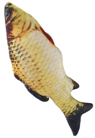 Fisch Kissen Kissen Übergroße Kissen Kreative 3D Karpfen Fisch Form Simulation Kissen Werfen Kissen Kinder Sofa Wohnkultur (40cm)