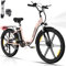 HITWAY Vélo Électrique, 26 Pouces Vélo De Ville Électrique, E-Bike De Banlieue Pliable, Batterie Lithium-ION Amovible 36V/10,4Ah, Moteur 250W, Transmission 7 Vitesses, Vélo Électrique pour Adultes