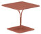 Vente-unique-Gartentisch - L. 80 cm - Metall - Terracotta - MIRMANDE von MYLIA