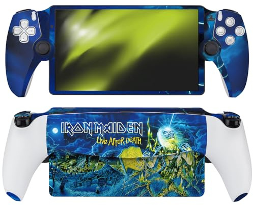 Head Case Designs Officially Licensed Iron Maiden Live After Death Graphic Art Vinyl Sticker Skin Decal Cover Compatible With Sony PS5 PlayStation PS Portal
