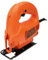 Single Speed Jigsaw 400W - Universal Blade Clamp - Holds Both U & T Shanks Blades - Features: Dust Blower - Lock-On Switch - Blade Storage - Universal Blade Clamp