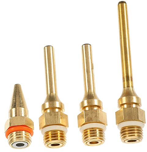 ANDRESLAD 4pcs High Grade Glue Sprayer Nozzle Kit Long Tube Nozzles for Glue Sprayers Easy Install
