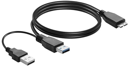Rlltogto Micro USB 3.0 Y cavo cavo piombo per WD My Passport WDBY8L0020BBK NECS/EESN