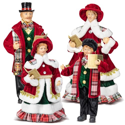 KI Store 4 Stuck 45cm chor Figuren Weihnachten deko für Christbaumschmuck für Weihnachts Dekoration