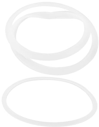 BAZEITFLOW 3 Pezzi Anello Tenuta in Silicone per Lunch Box Isolato Guarnizione Sigillante Anti-Perdita Diametro Interno Accessori Sostitutivi Riutilizzabili per Contenitori Alimentari