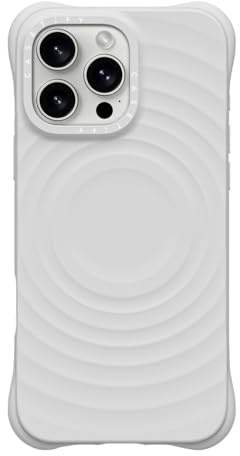 CASETiFY Ripple Silicone Case for iPhone 16 Pro Max [Magsafe Compatible / 6.6 ft. 2X Military Grade Drop Protection] Soft-Touch, Secure Grip - Pebble Grey