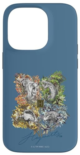 Harry Potter Hogwarts Floral Shield Case for iPhone 14 Pro