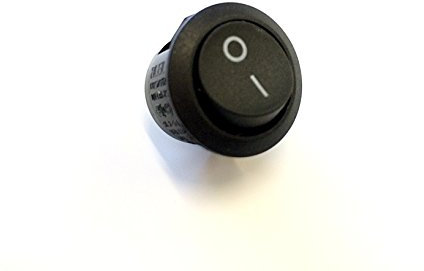 CAREservice Interruttore Circolare Originale Polti per Vaporella (vedi elenco modelli) - Manopola Nero