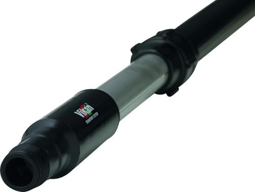Vikan Manche télescopique ergonomique en aluminium avec passage d'eau 1 m à 1,6 m