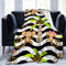 Chickw1 Flanelldecke Kuscheldecke, 3D Süßes Tier Super Soft Weiche Wohndecke Warm Flauschige Decke TV-Decke Mikrofaserdecke Sofadecke oder Bettüberwurf Tagesdecke (AFFE,150x200cm)