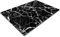 Glass Chopping Board 50 x 40 | Kitchen Worktop Protector | Multifunctional Cutting Board | Work Top Savers | Kitchen Accessories | Extra Large | Marble Effect Black White