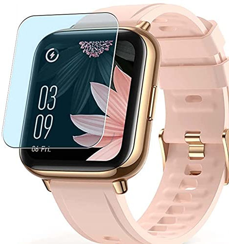 Vaxson 3 Stück Anti Blaulicht Schutzfolie kompatibel mit AGPTEK LW31 1.69 Smart watch smartwatch Bluelight folie folien Displayschutzfolie ( nicht Panzer Schutz Glas folie nicht PanzerGlas )
