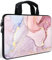 AMARY14 15 15.4 15.6 inch Laptop Handle Bag Computer Protect Case Pouch Holder Notebook Sleeve Neoprene Cover Soft Carrying Travel Case for Dell Lenovo Toshiba HP Chromebook ASUS Acer (Marble-1)