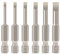 6 Pcs Slotted Screwdriver Bit Set Magnetic Flat Head Bits 2.0-6.0mm 1/4 Inch Hex Shank 2 Inch Long