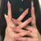 24PCS Short Coffin False Nails with Glue Stickers, Coffin Full Cover Acrylic Press on Nails no Glue,Black French Fake Nails for Women and Girls Nail Art.