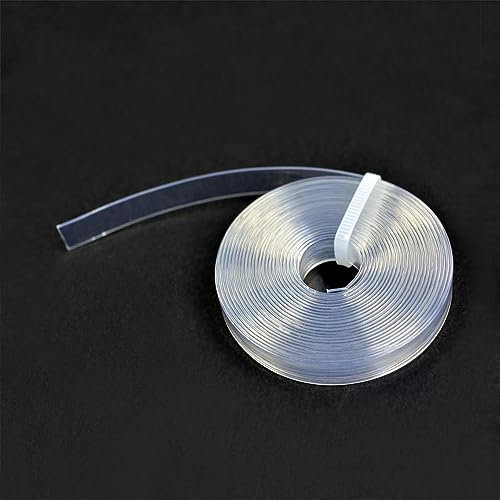 0.9 * 300cm Italian Keratin Flat Tips Glue Fusion Keratin Glue Tips Pre Bonded Tool for Hair Extensions(Transparent)
