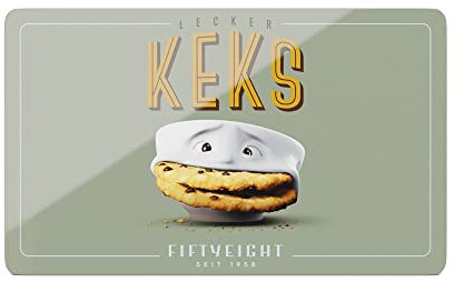 FIFTYEIGHT PRODUCTS/Frühstücksbrettchen (Resopal, 23cm x 14 x 0,5cm, Made in Germany)