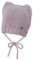 Sterntaler Baby - Mädchen Strickmütze Baby Strickmütze Katzenohr, Lila, 49
