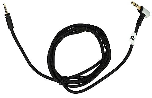 vhbw Audio AUX Kabel kompatibel mit Sennheiser Momentum On-Ear Wireless, Wireless Kopfhörer - Audiokabel 3,5 mm Klinkenstecker, 120 cm, Schwarz